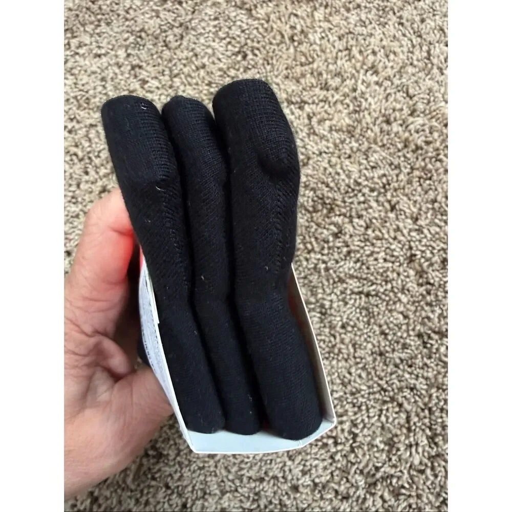 Bombas Lightweight Black Crew Socks NWT Comfort Performance Socks set of 3